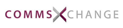 Commsxchange logo design service.
