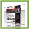 Corporate multi page brochure style web design service.
