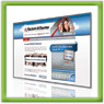 Corporate multi page brochure style web design service.